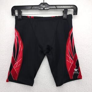 TYR Durafast Jammer Swimsuit Mens 28 Black Phoenix Sports Lined Stretch Pull On